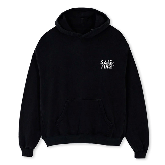 Black Spider Logo Hoodie