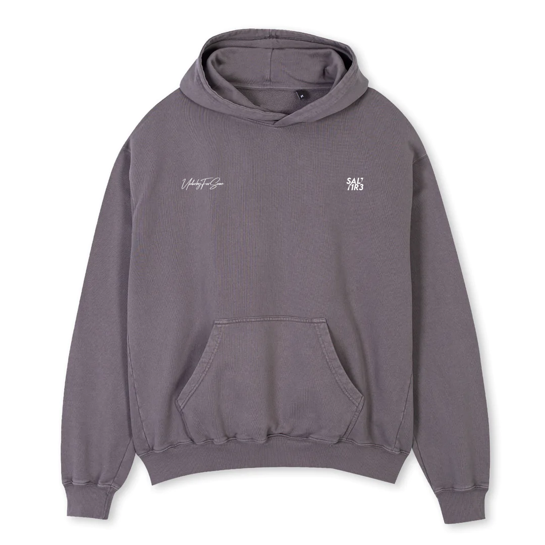 Pigment Grey Signature Hoodie – SALTIRE13 LTD